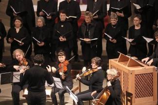 Vielschichtig und ausdrucksvoll: der Messias. Konzert vom 25.02.2024 um 18:00 Uhr in der Friedenkirche Ludwigsburg. Bild Ramona Theiss.